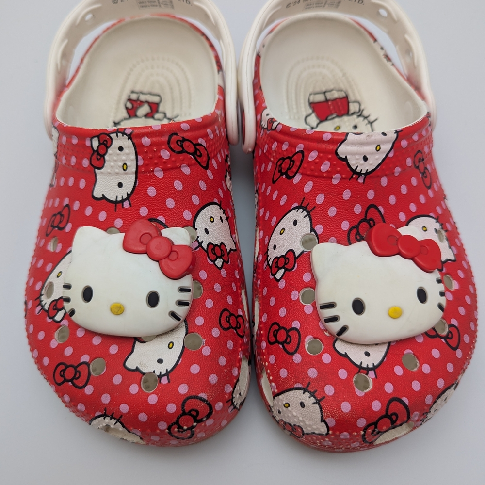 Crocs Sanrio Hello Kitty Red Kids Clogs